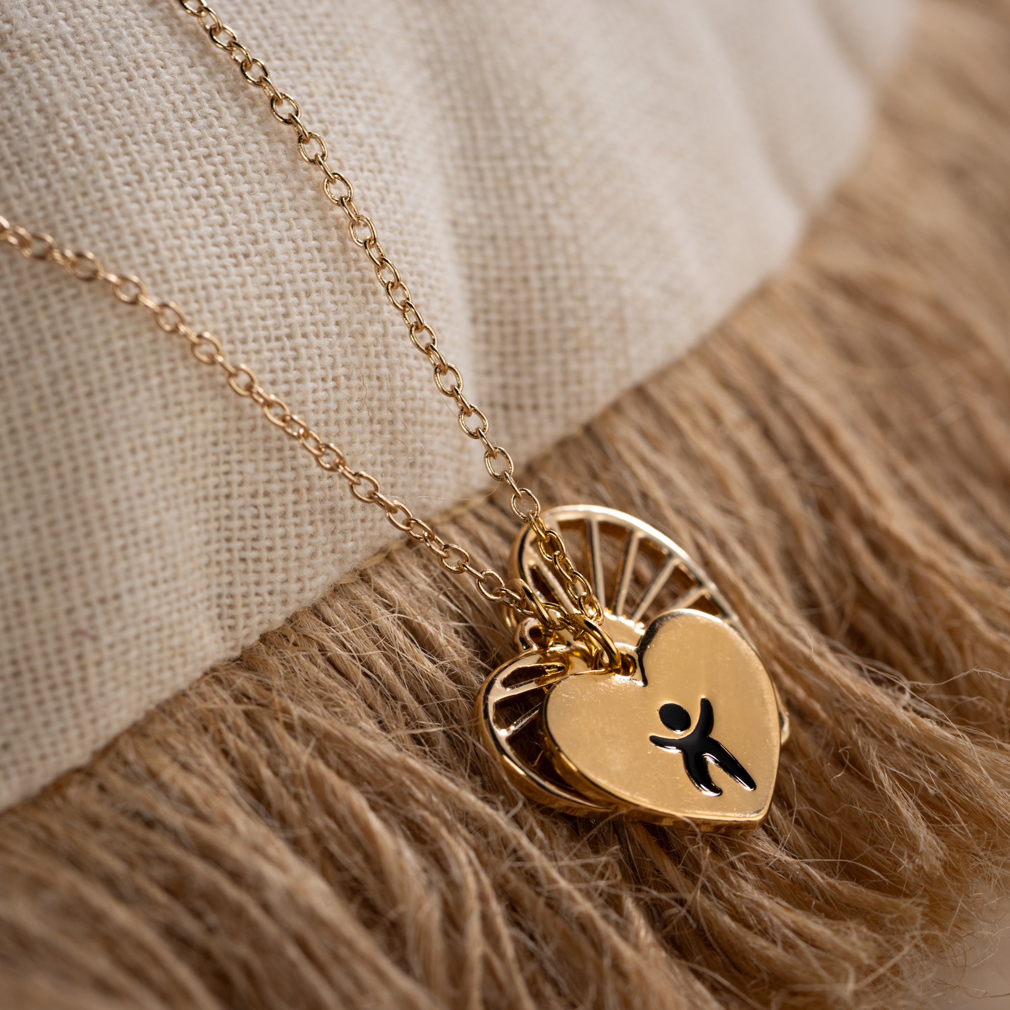 Collier Doré Cœurs