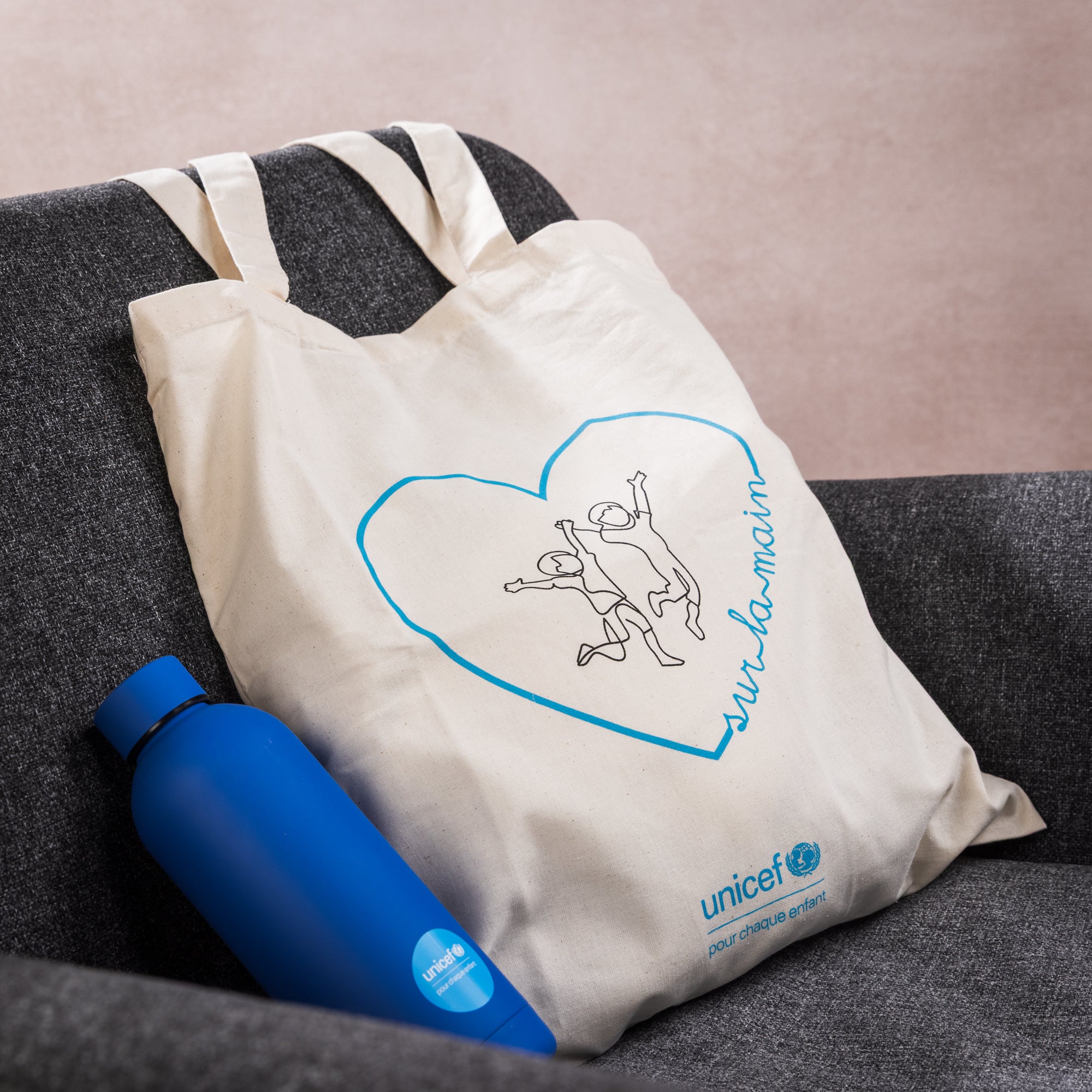 Tote Bag "le Cœur sur la Main"