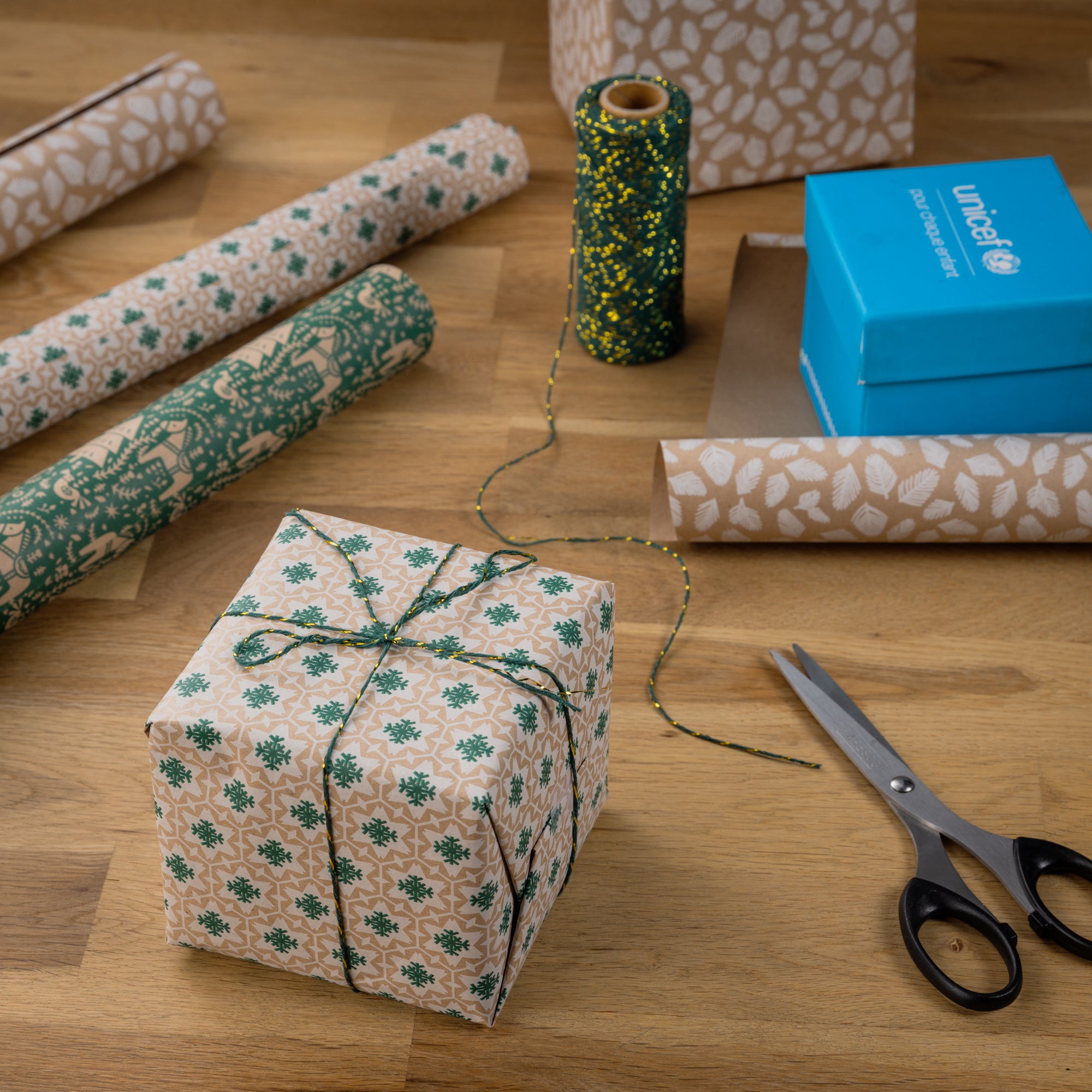 Papier Cadeau Kraft (lot 3 rouleaux)