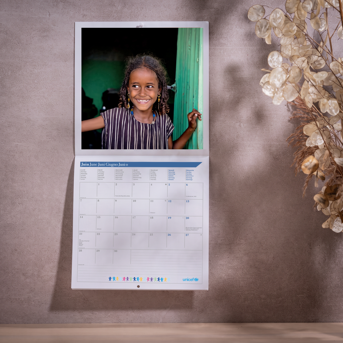 Calendrier 2027 - Enfants du Monde