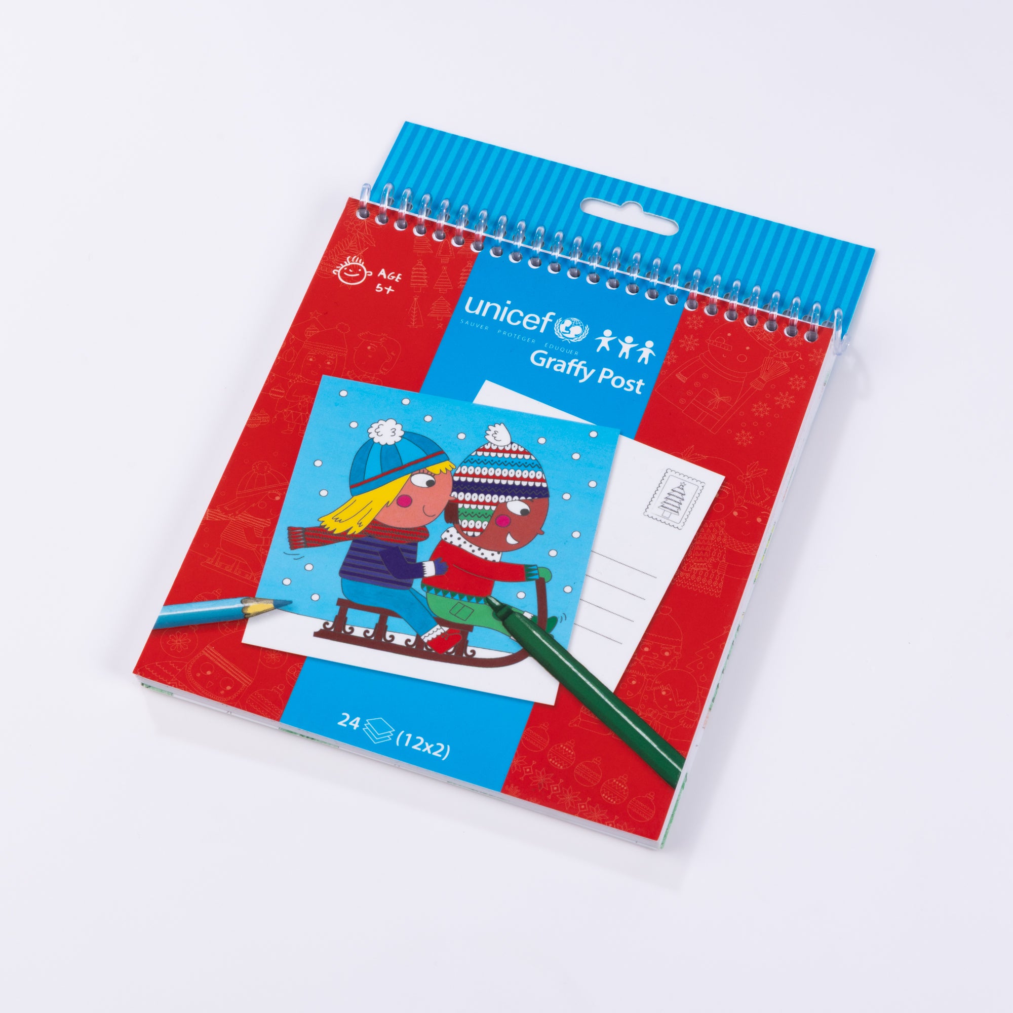 Cartes à Colorier - Graffy Post Noël