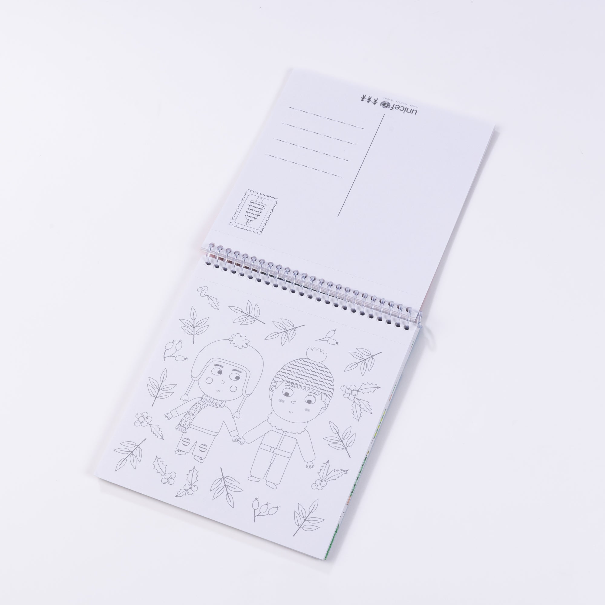 Cartes à Colorier - Graffy Post Noël