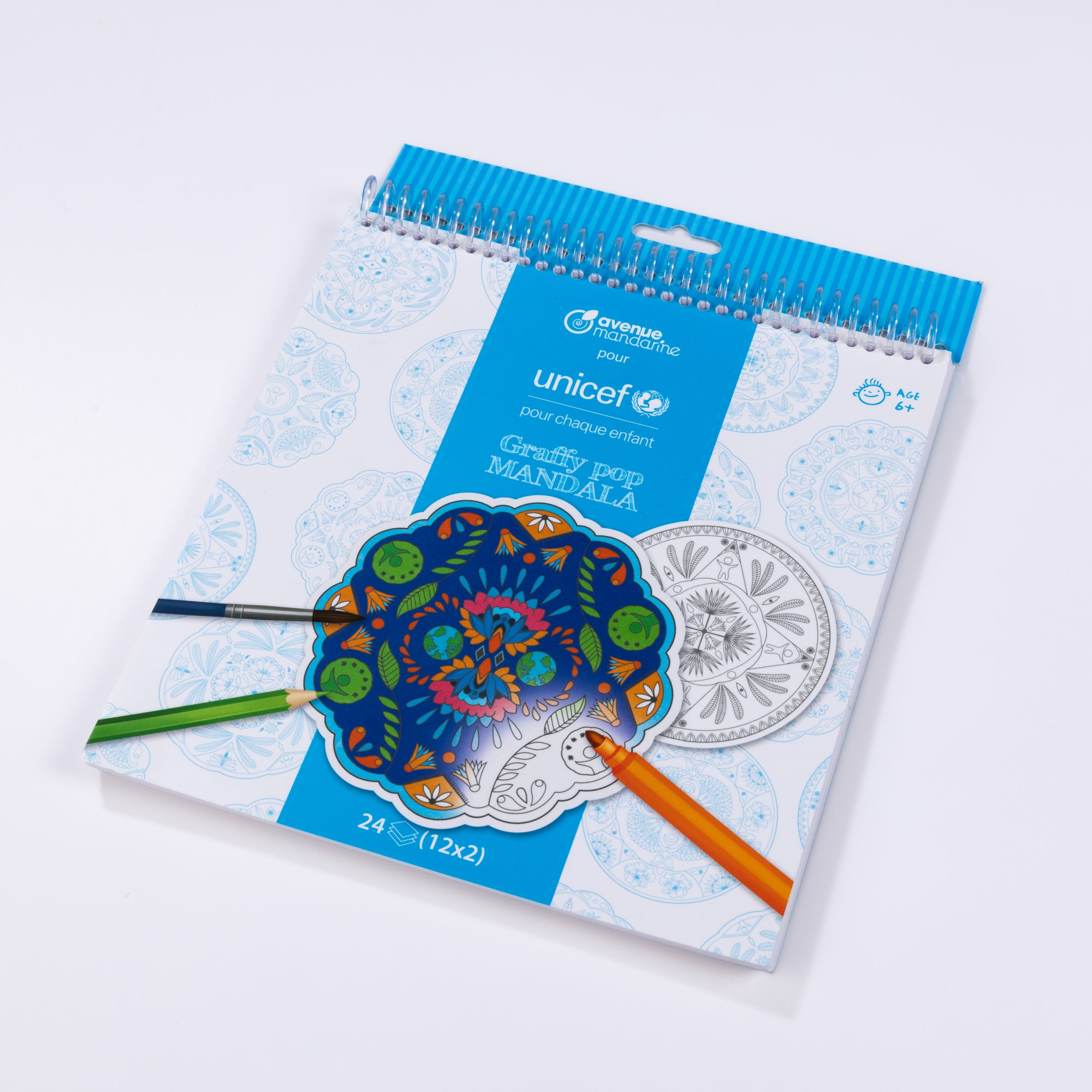 Livre de Coloriages Mandalas Fleuris