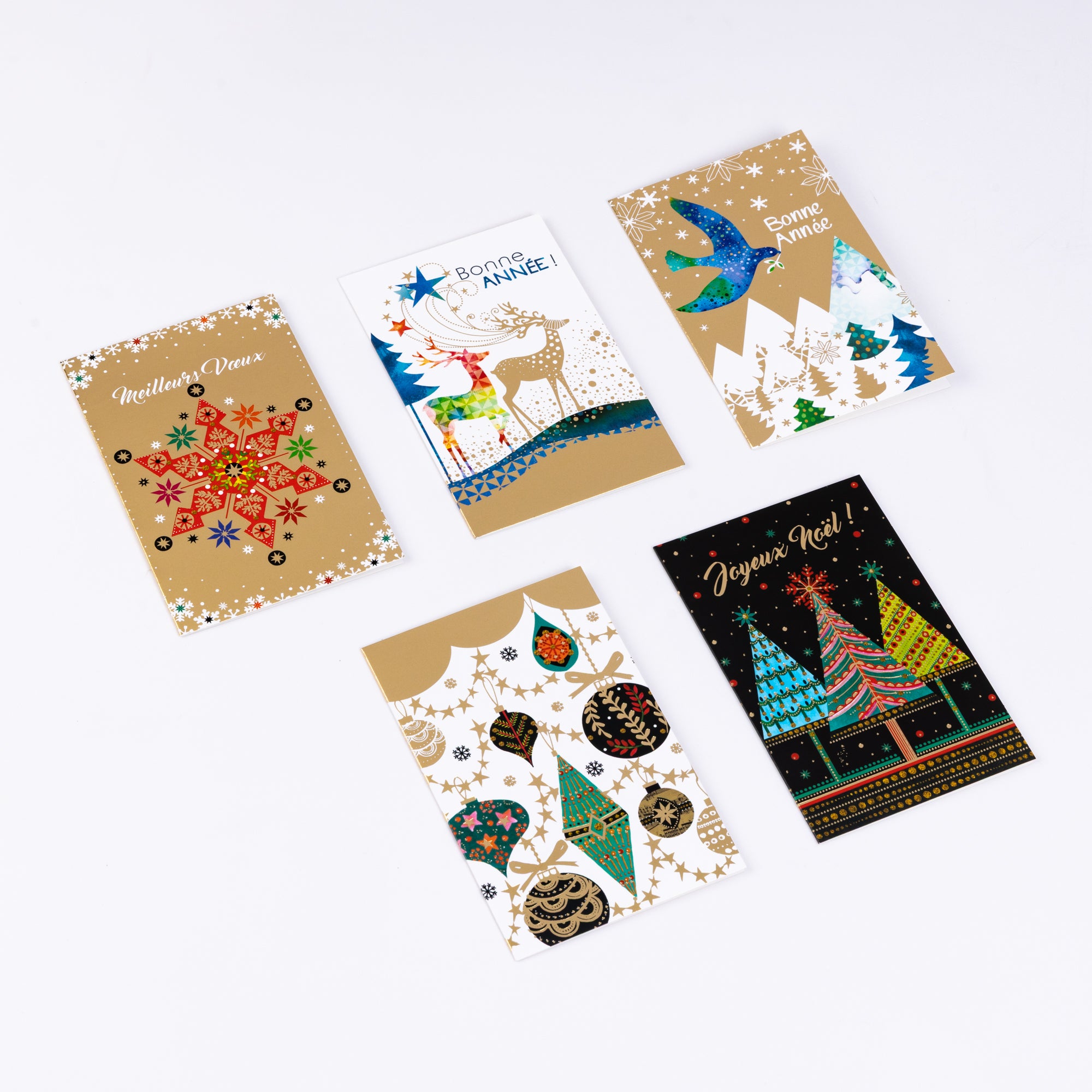 Mini-cartes de vœux - Fêtes Étincelantes