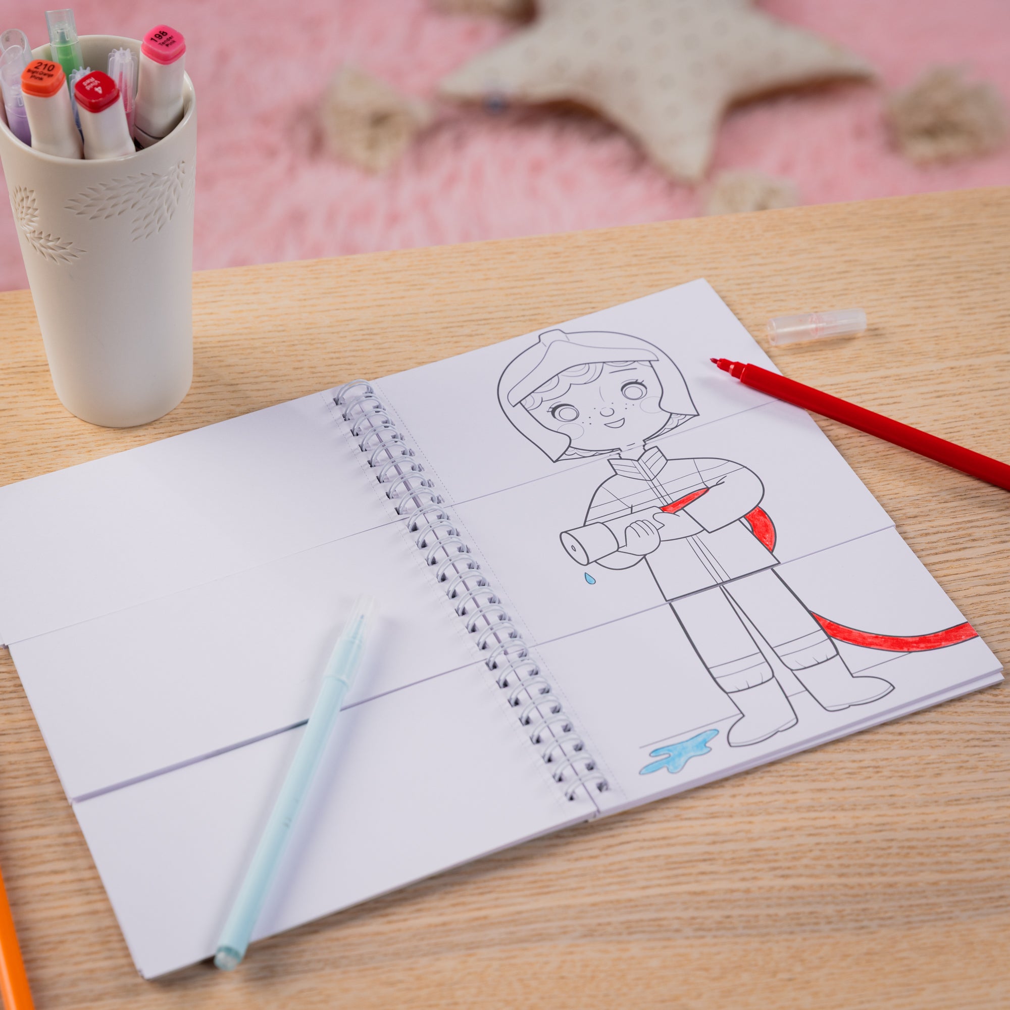 Livre de Coloriages Méli-mélo des Métiers