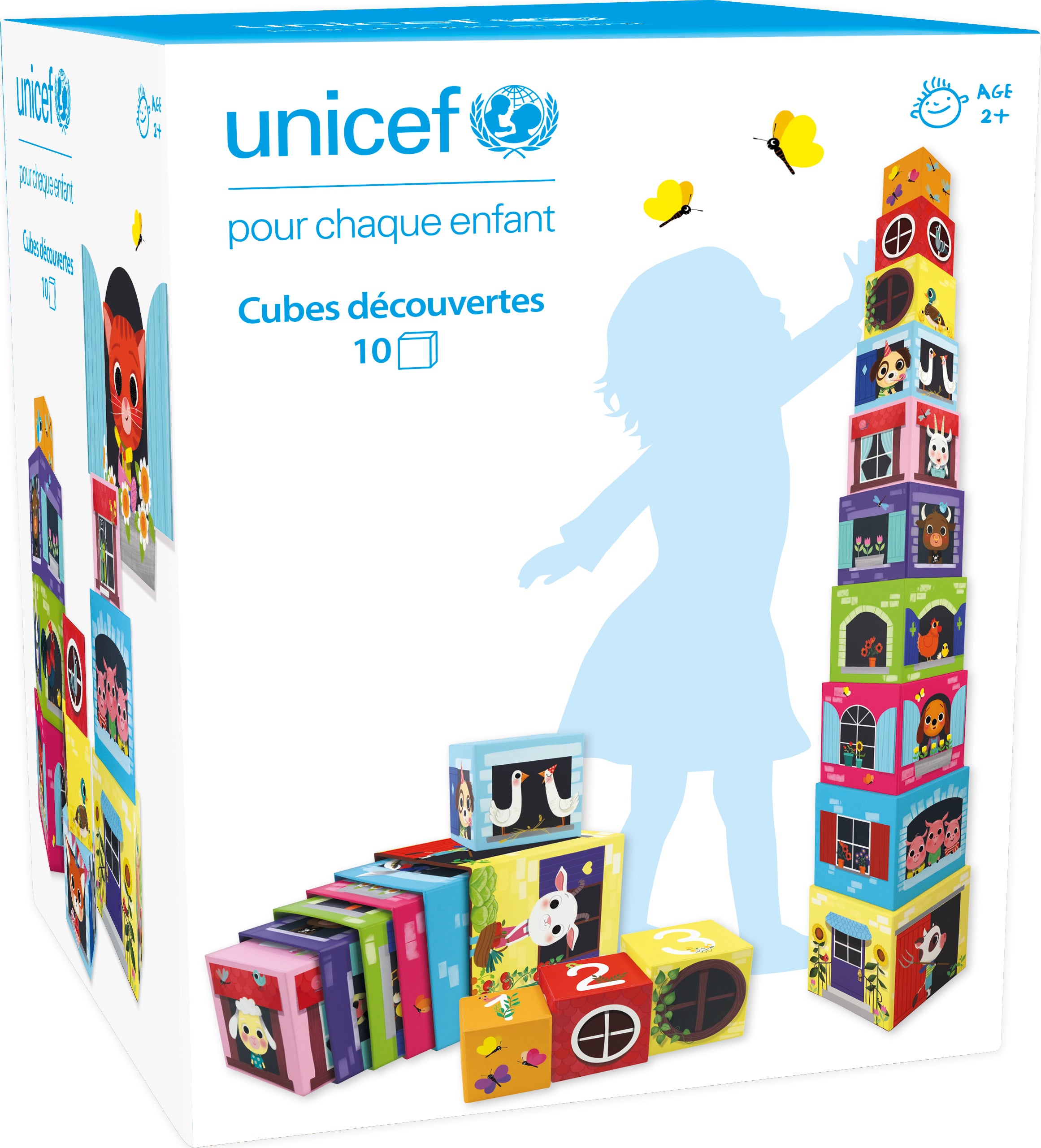 Cubes d'Éveil "Animaux de la Ferme"