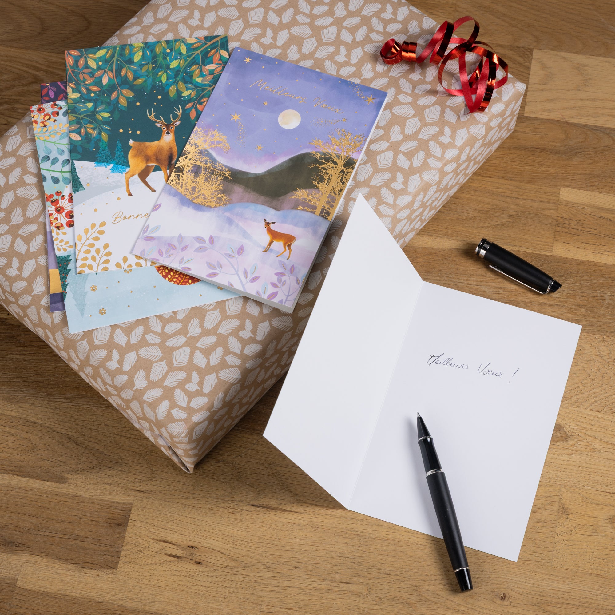 Cartes de Vœux - Paysages Enneigés