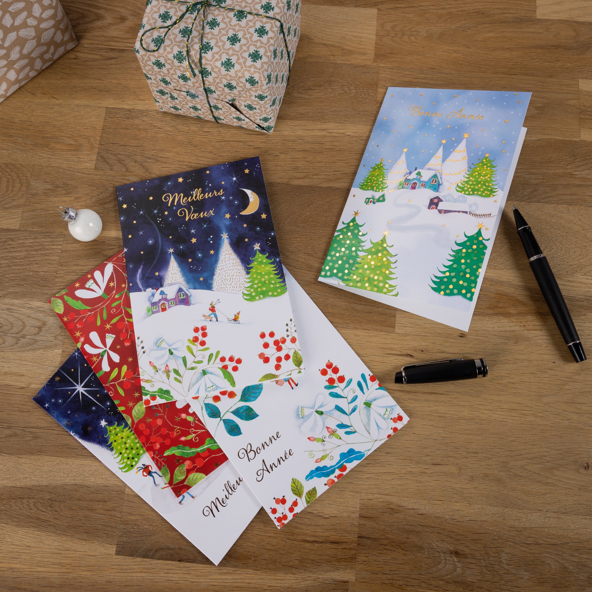 Cartes de Vœux - Scénettes d'Hiver