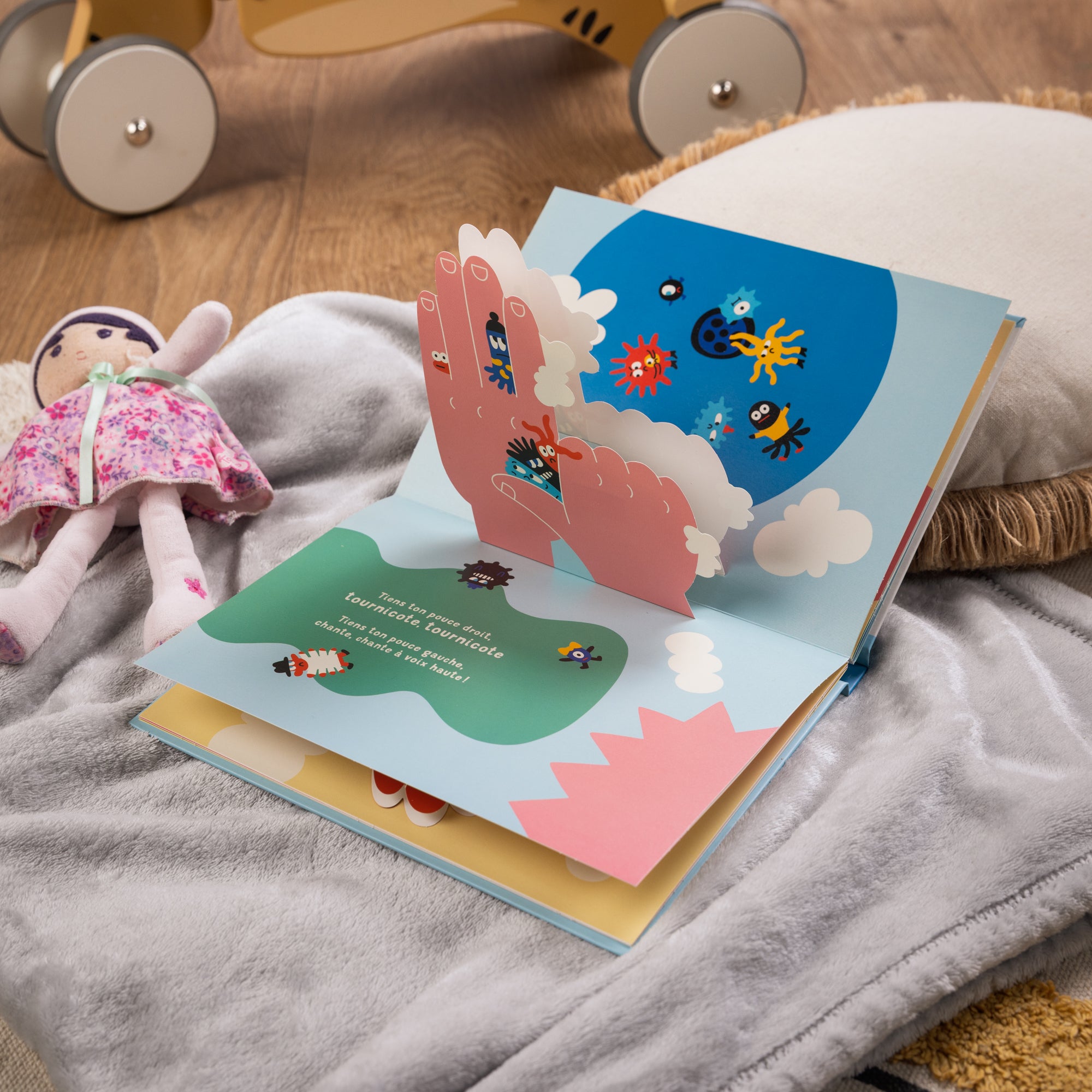 Livre d'Éveil Éducatif "Frotte frotte"