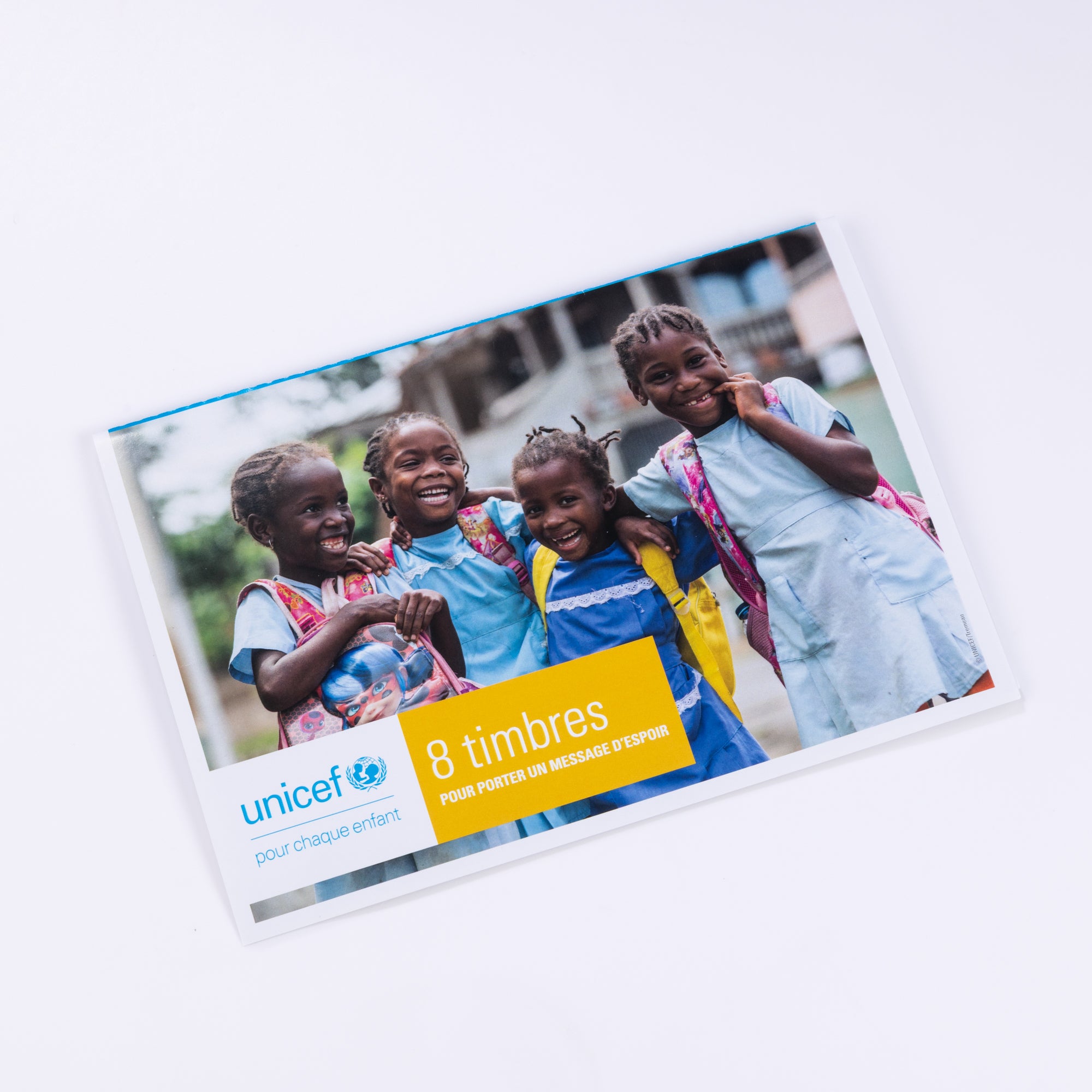 Livret de 8 timbres UNICEF