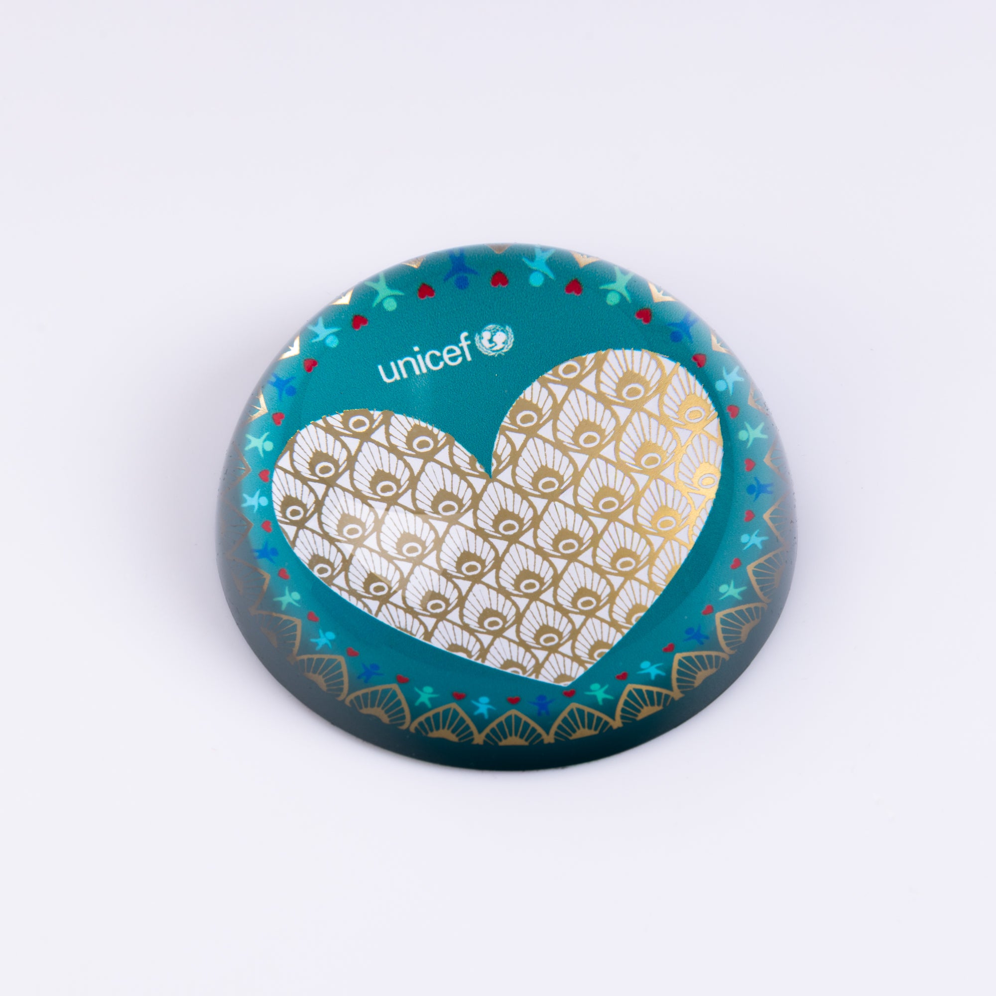 Presse-papiers Plumes de Paon