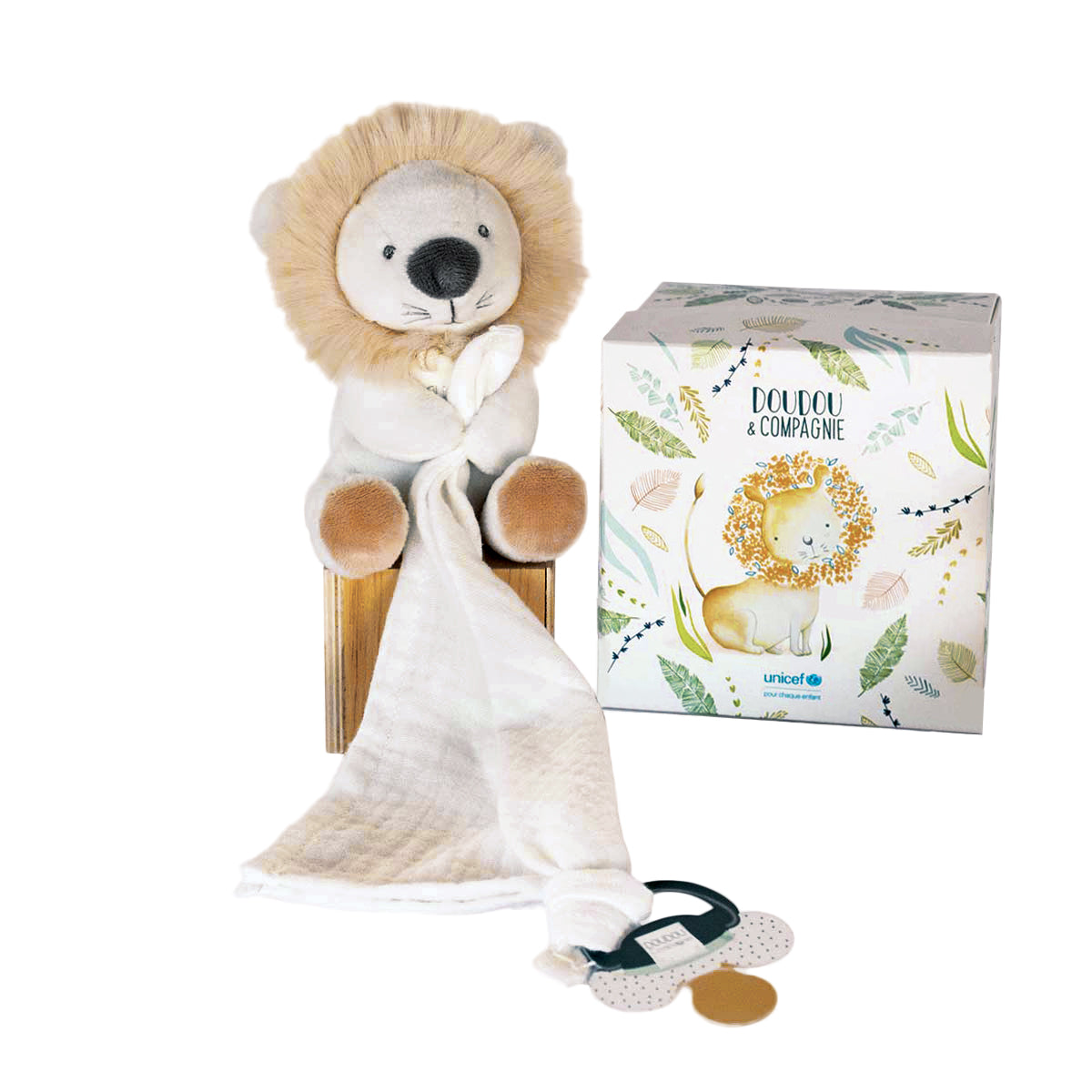Peluche Lion Attache Sucette