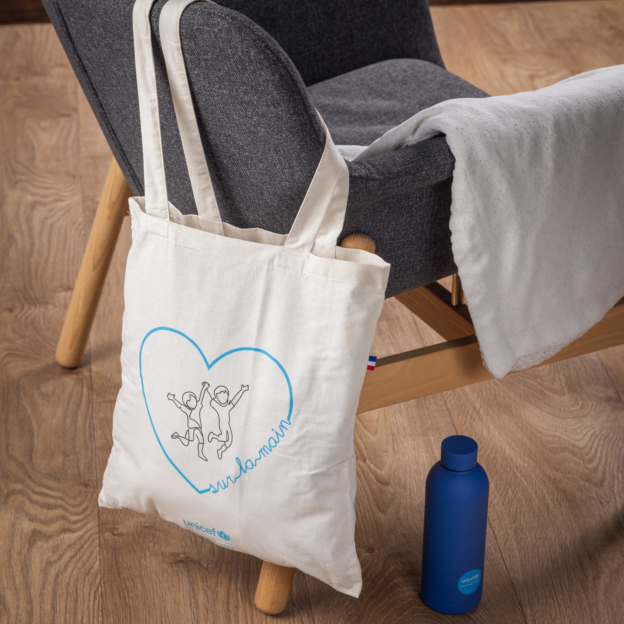 Tote Bag "le Cœur sur la Main"