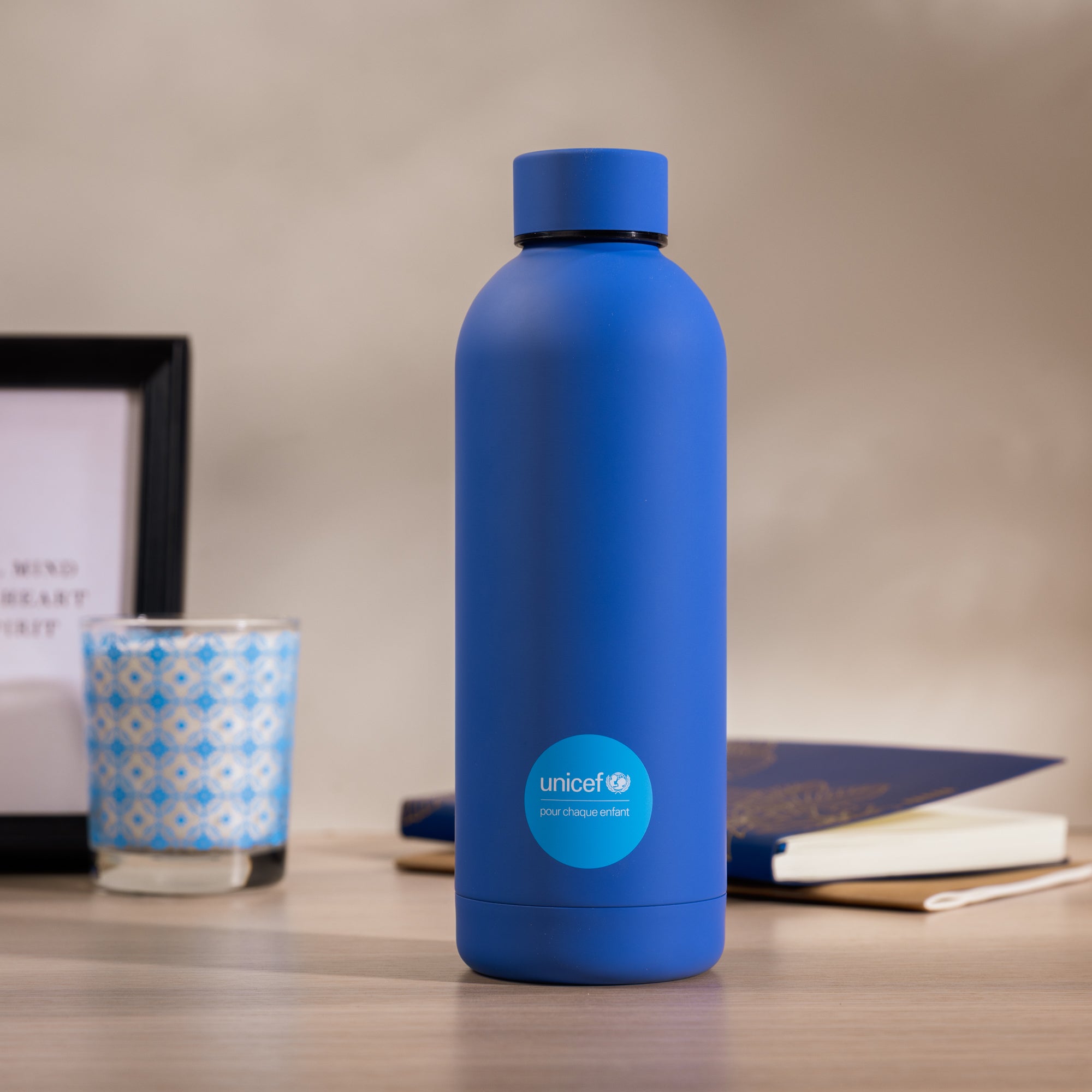 Bouteille Isotherme Bleu Marine