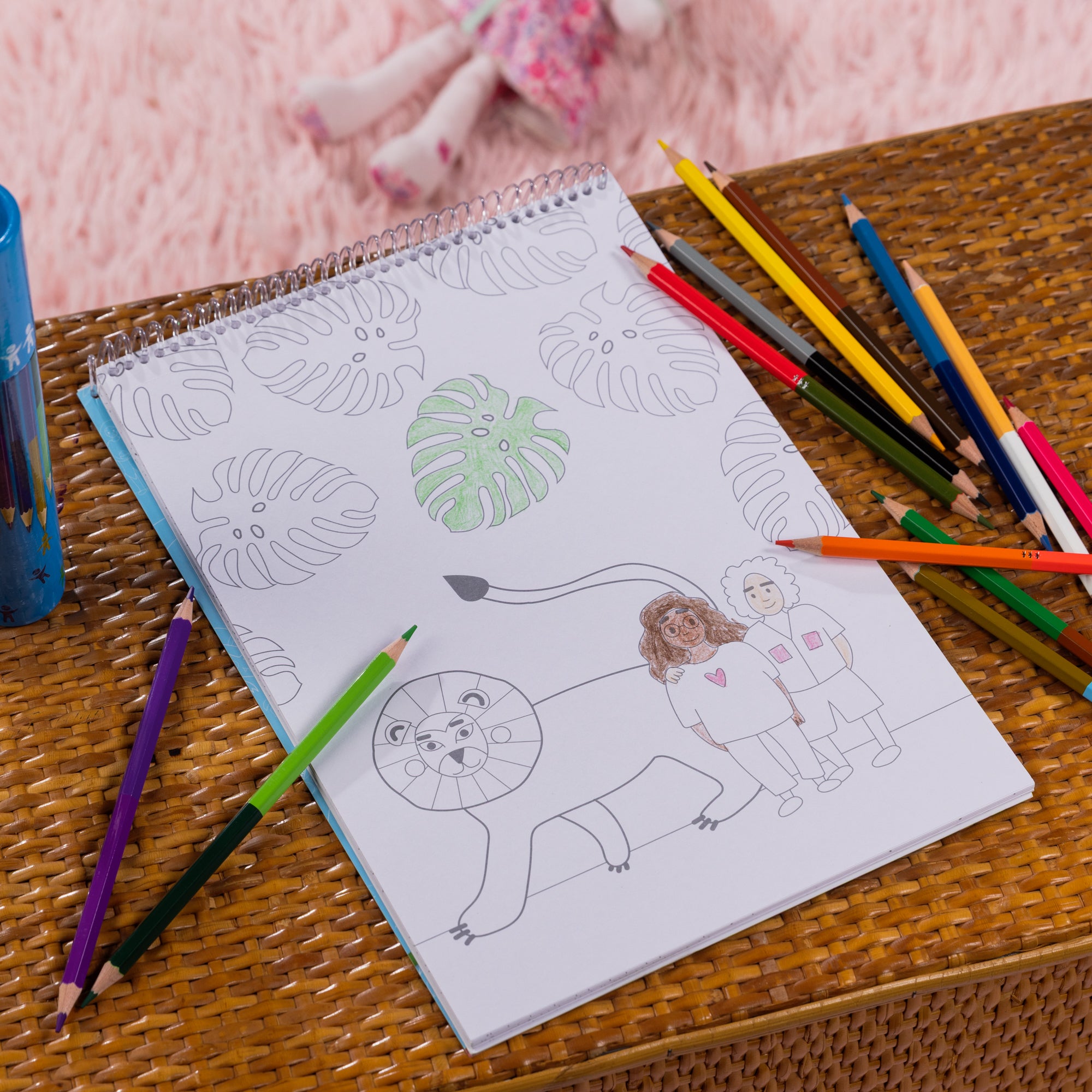 Livre de Coloriages Animaux de la Jungle