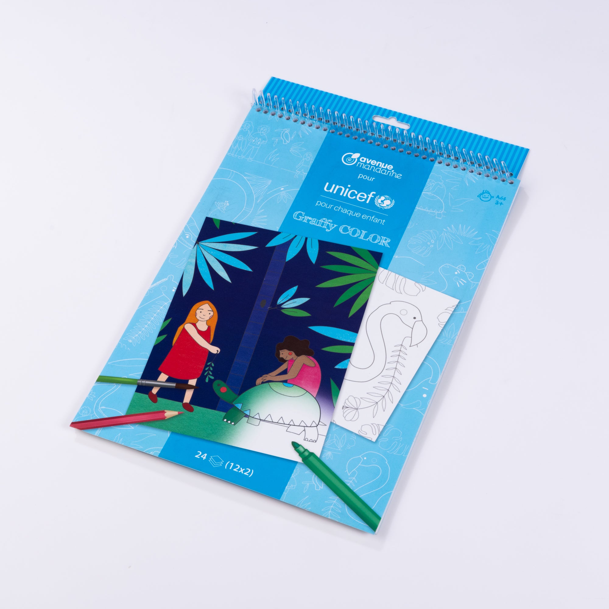 Livre de Coloriages Animaux de la Jungle