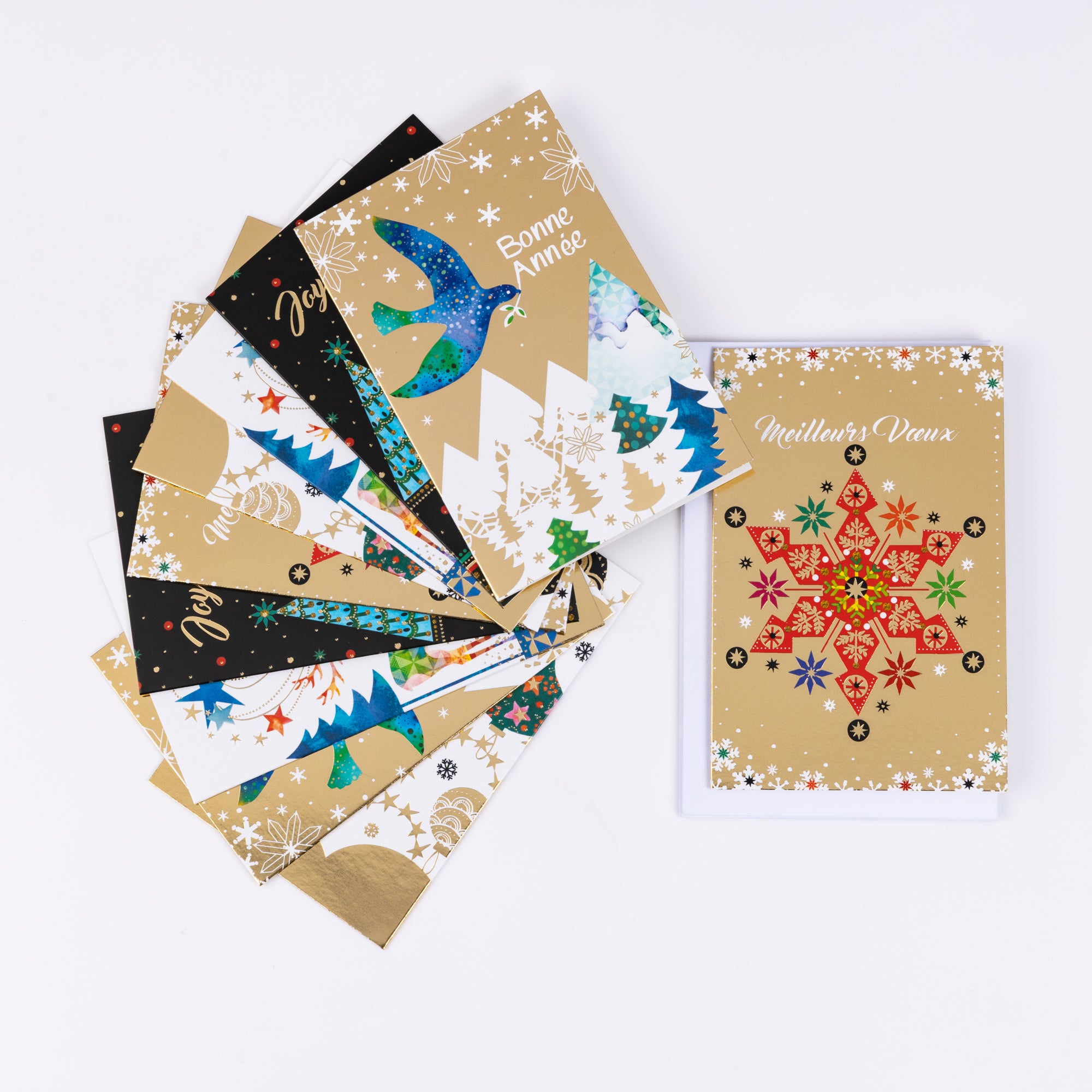 Mini-cartes de vœux - Fêtes Étincelantes