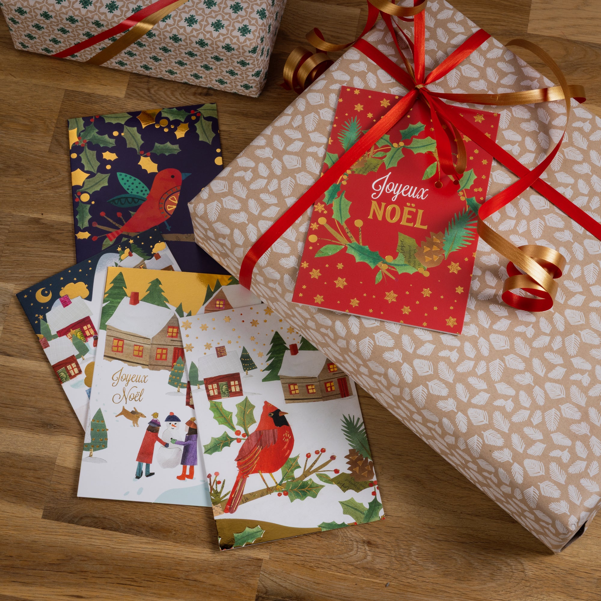 Cartes de Vœux - Fêtes Enneigées