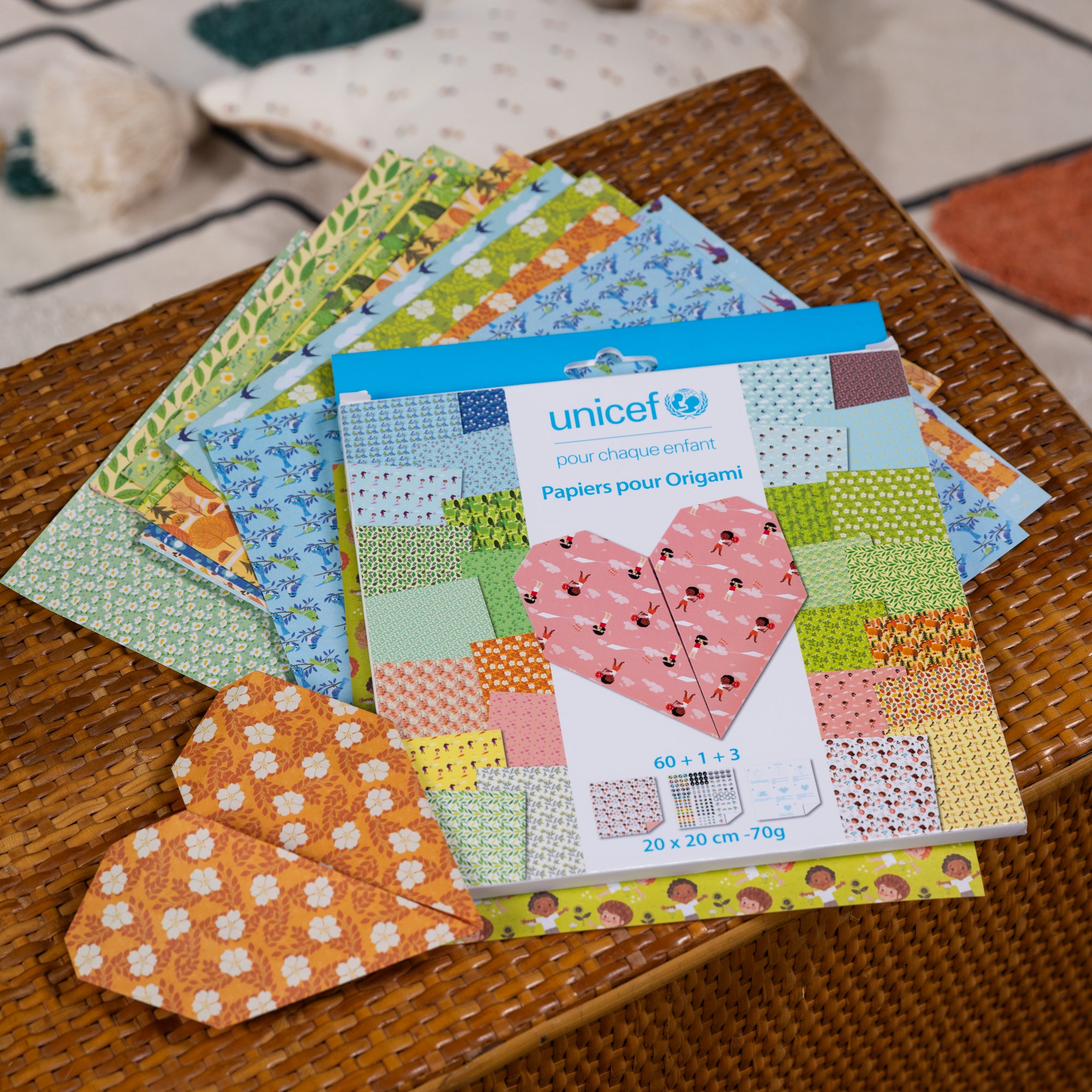 Cahier pour Origami "Enfants et Nature"