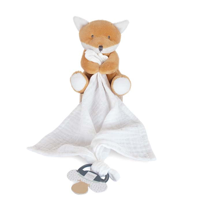Peluche Renard Attache Sucette