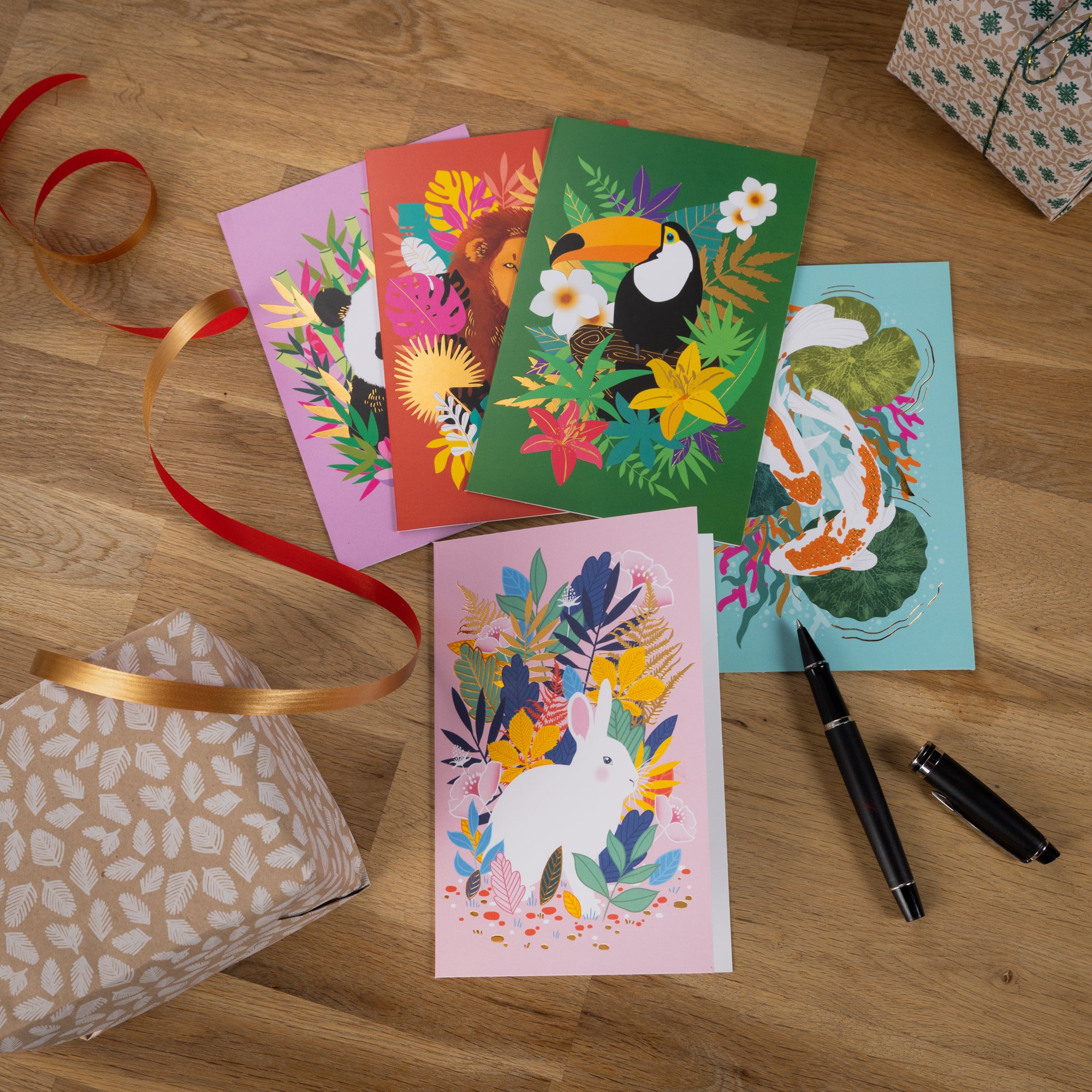 Cartes de Vœux - Animaux du Monde