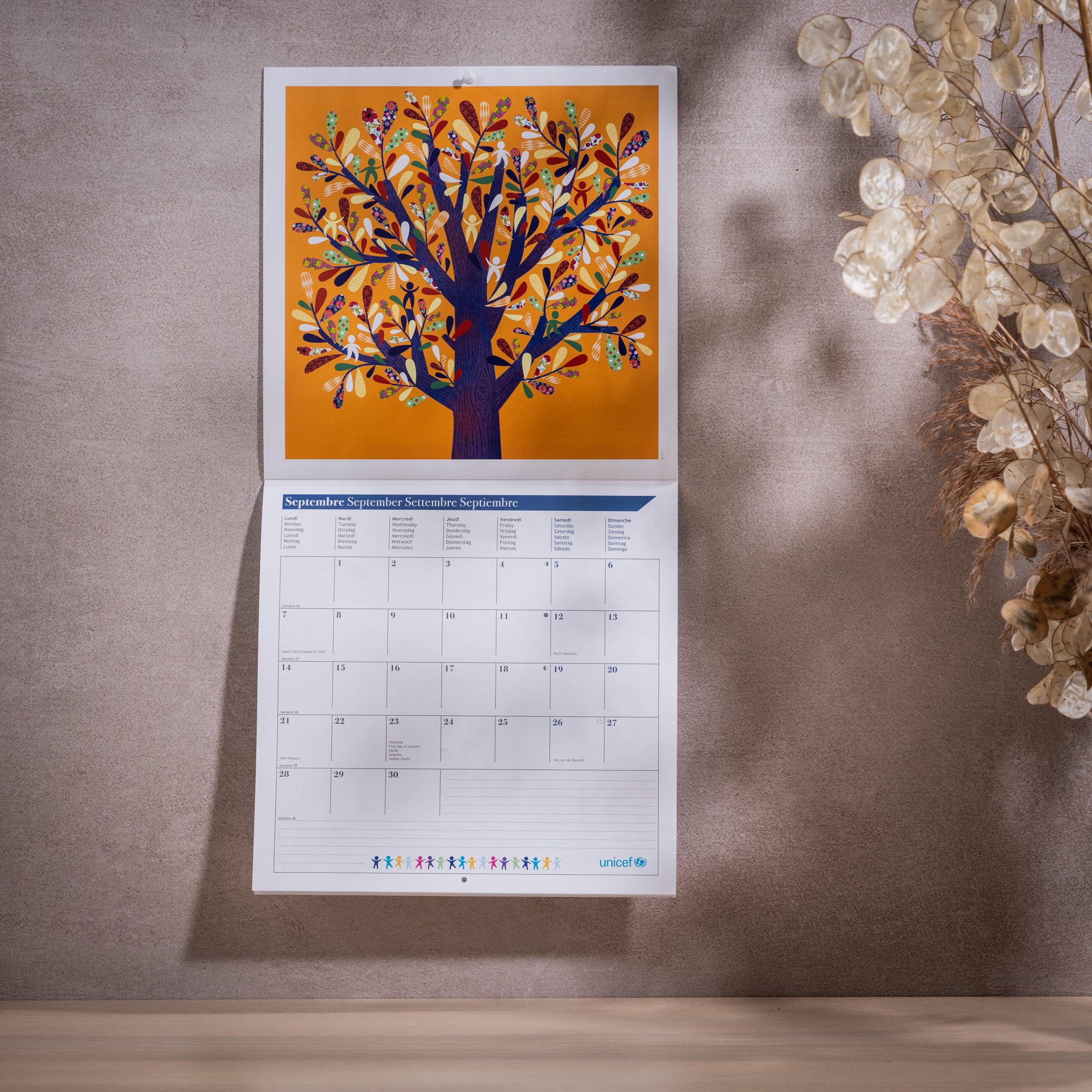 Calendrier 2026 - Illustrations "Arbres en poésie"