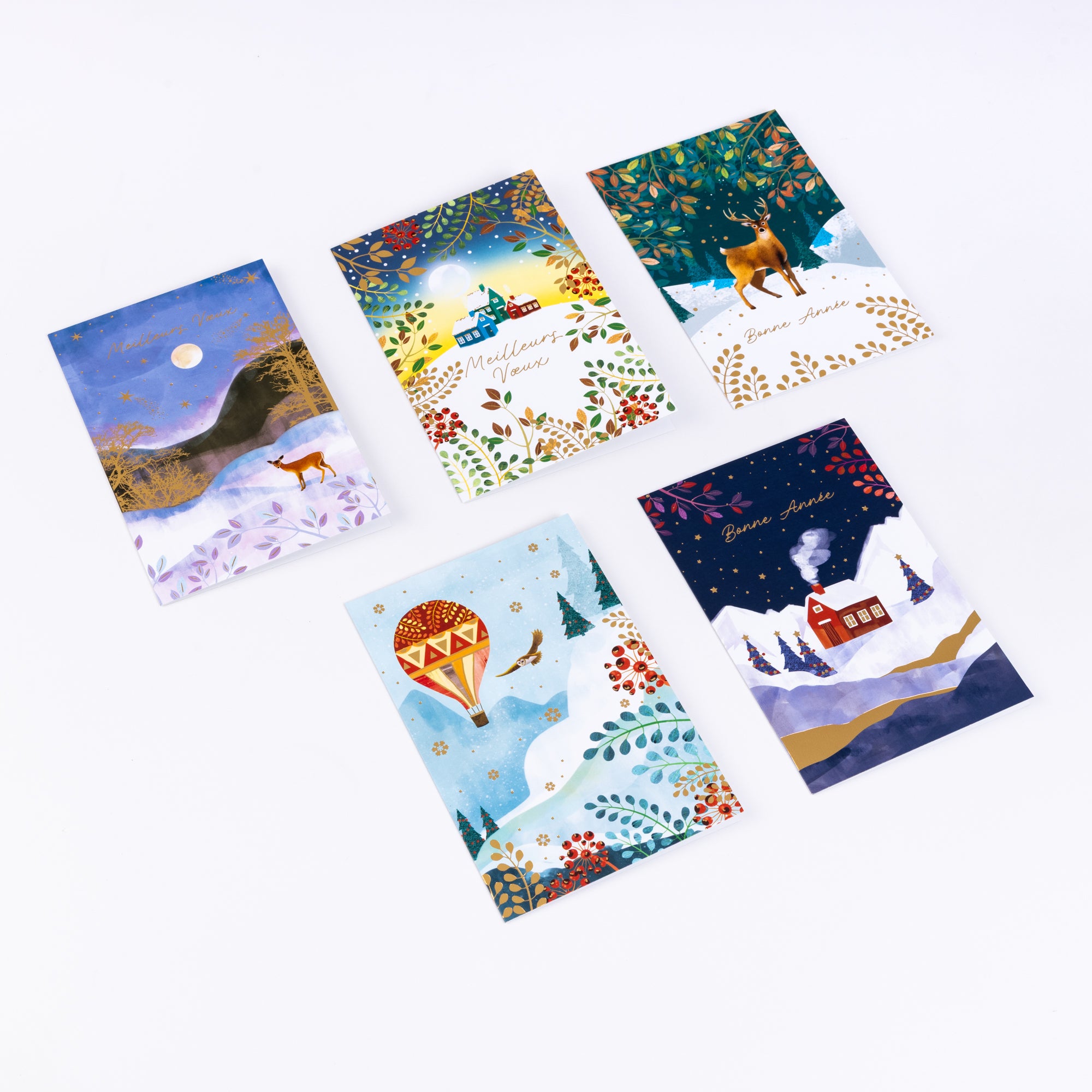 Cartes de Vœux - Paysages Enneigés